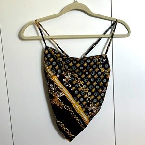 Reversible bandana festival top